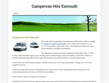 Tablet Screenshot of campervanexmouth.weebly.com