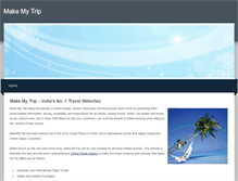 Tablet Screenshot of makemy-trip.weebly.com