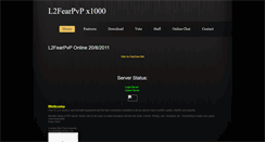 Desktop Screenshot of l2fearpvp.weebly.com