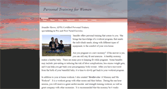 Desktop Screenshot of personaltrainingforwomen.weebly.com