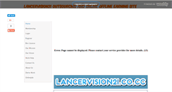 Desktop Screenshot of lancervision21.weebly.com