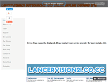 Tablet Screenshot of lancervision21.weebly.com
