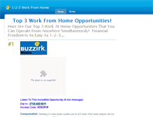 Tablet Screenshot of 123workfromhome.weebly.com