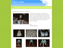 Tablet Screenshot of kristyscakes.weebly.com