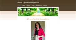 Desktop Screenshot of dianescleaning.weebly.com