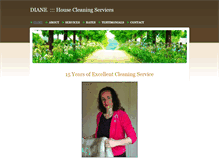 Tablet Screenshot of dianescleaning.weebly.com