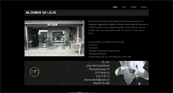 Desktop Screenshot of bloemendelelie.weebly.com