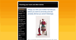 Desktop Screenshot of cleaningyourroomandotherstories.weebly.com