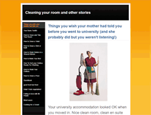 Tablet Screenshot of cleaningyourroomandotherstories.weebly.com