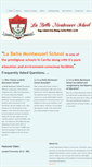 Mobile Screenshot of labellemontessorischool.weebly.com