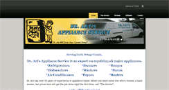 Desktop Screenshot of drartsapplianceservice.weebly.com