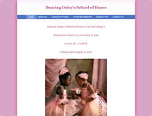 Tablet Screenshot of dancingdaisys.weebly.com