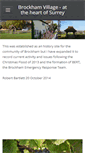 Mobile Screenshot of brockhamvillagecommunityhistory.weebly.com