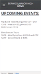 Mobile Screenshot of bjhsband.weebly.com