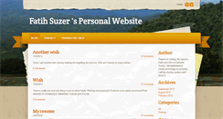 Desktop Screenshot of fatihsuzer.weebly.com
