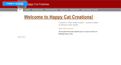 Desktop Screenshot of happycatcreations.weebly.com