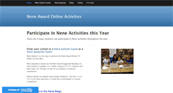 Desktop Screenshot of neneaward.weebly.com
