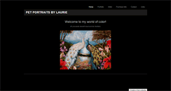 Desktop Screenshot of petportraitsbylaurie.weebly.com