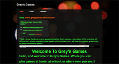 Desktop Screenshot of greysgames.weebly.com