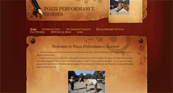 Desktop Screenshot of pozziperformancehorses.weebly.com