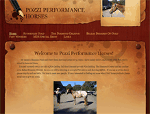 Tablet Screenshot of pozziperformancehorses.weebly.com