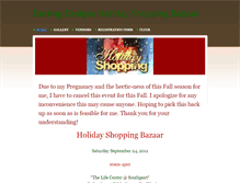 Tablet Screenshot of darlingdesignssemiannualfair.weebly.com