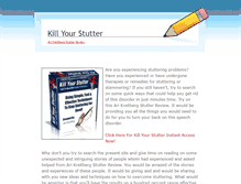 Tablet Screenshot of kill-your-stutter.weebly.com