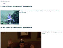 Tablet Screenshot of andrewchris.weebly.com