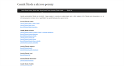 Desktop Screenshot of cennik-skoda.weebly.com