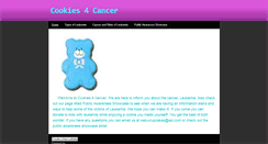 Desktop Screenshot of cookies4cancer.weebly.com