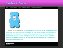 Tablet Screenshot of cookies4cancer.weebly.com