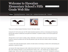 Tablet Screenshot of hawaiianfifthgrade.weebly.com