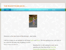 Tablet Screenshot of marathongirl.weebly.com