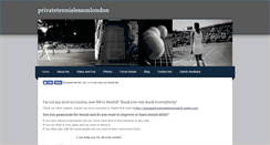 Desktop Screenshot of privatetennislessonlondon.weebly.com