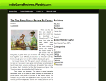 Tablet Screenshot of indiegamereviews.weebly.com
