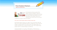 Desktop Screenshot of 3500-bonus-first-freedom-credit-line.weebly.com