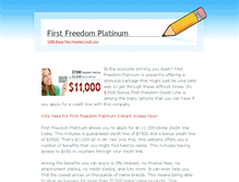 Tablet Screenshot of 3500-bonus-first-freedom-credit-line.weebly.com