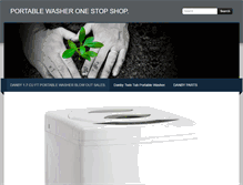 Tablet Screenshot of portablewasher.weebly.com