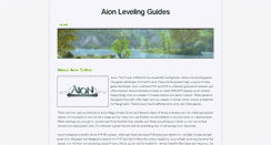 Desktop Screenshot of aionlevelingguide.weebly.com