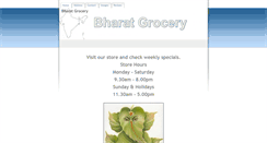Desktop Screenshot of bharatgrocerywinnipeg.weebly.com