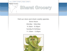 Tablet Screenshot of bharatgrocerywinnipeg.weebly.com