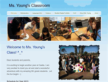 Tablet Screenshot of msyoungclass.weebly.com