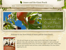 Tablet Screenshot of jamesandthegiantpeach.weebly.com
