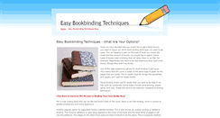 Desktop Screenshot of bookbinding-techniques.weebly.com