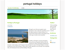 Tablet Screenshot of portugalholidays.weebly.com