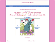 Tablet Screenshot of franniesrattery.weebly.com