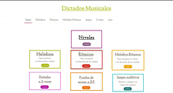 Desktop Screenshot of dictadosmusicales.weebly.com