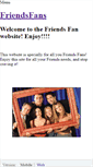 Mobile Screenshot of friendsfan.weebly.com