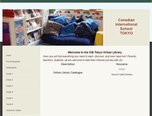 Tablet Screenshot of cistokyolibrary.weebly.com