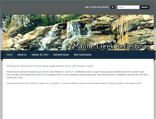 Tablet Screenshot of marinecreekreflections.weebly.com